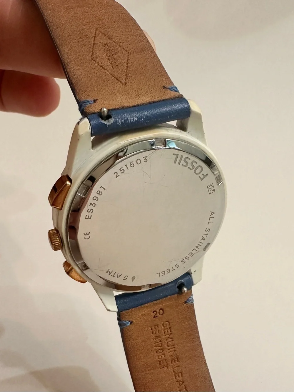 Fossil Modern Pursuit Chronograph Watch with Gold accents plus 2 New straps
